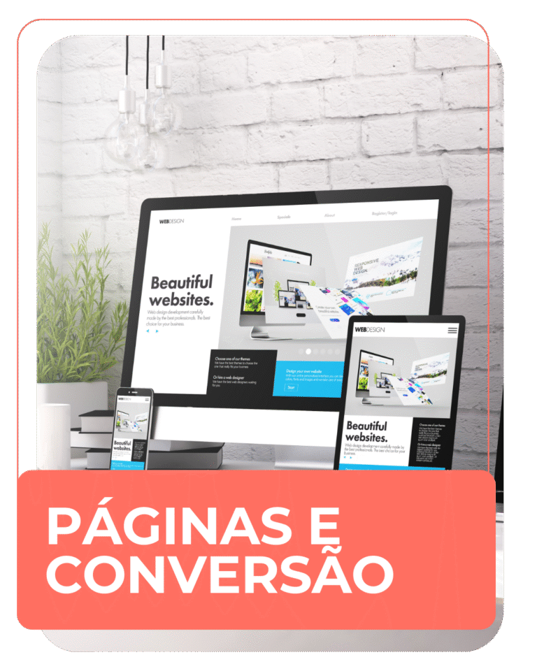 Páginas e conversão